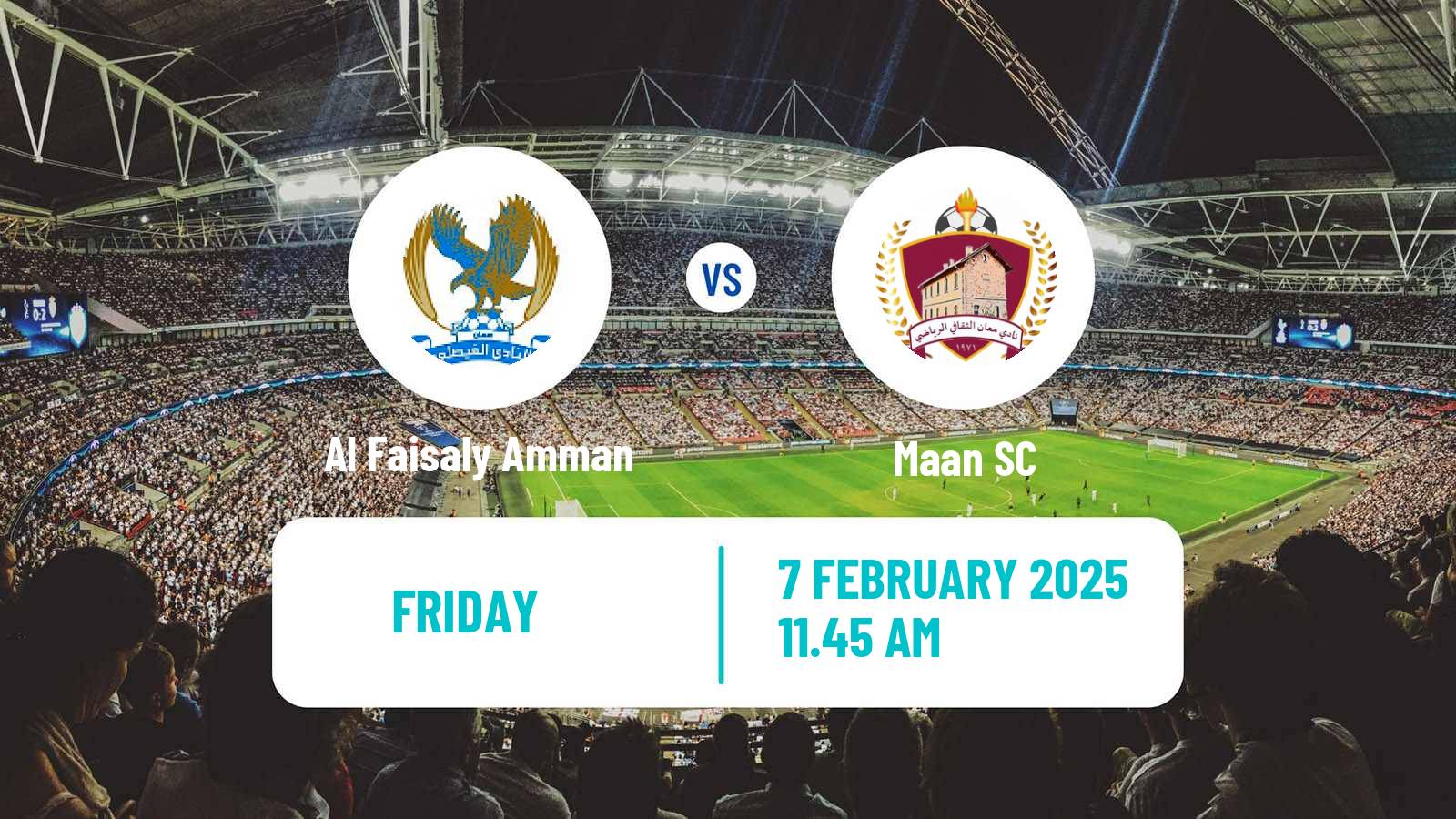 Soccer Jordan Premier League Al Faisaly Amman - Maan