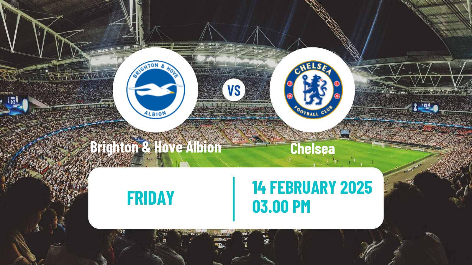 Soccer English Premier League Brighton & Hove Albion - Chelsea