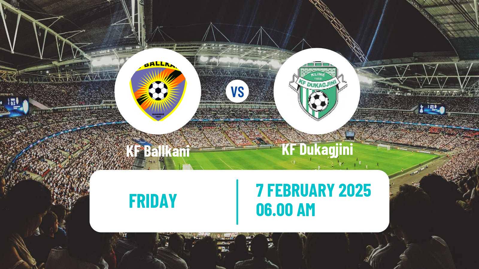 Soccer Kosovo Superliga Ballkani - Dukagjini