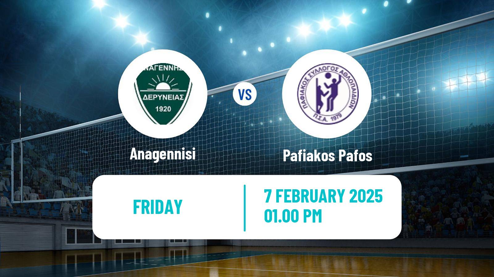 Volleyball Cypriot Championship Volleyball Anagennisi - Pafiakos Pafos