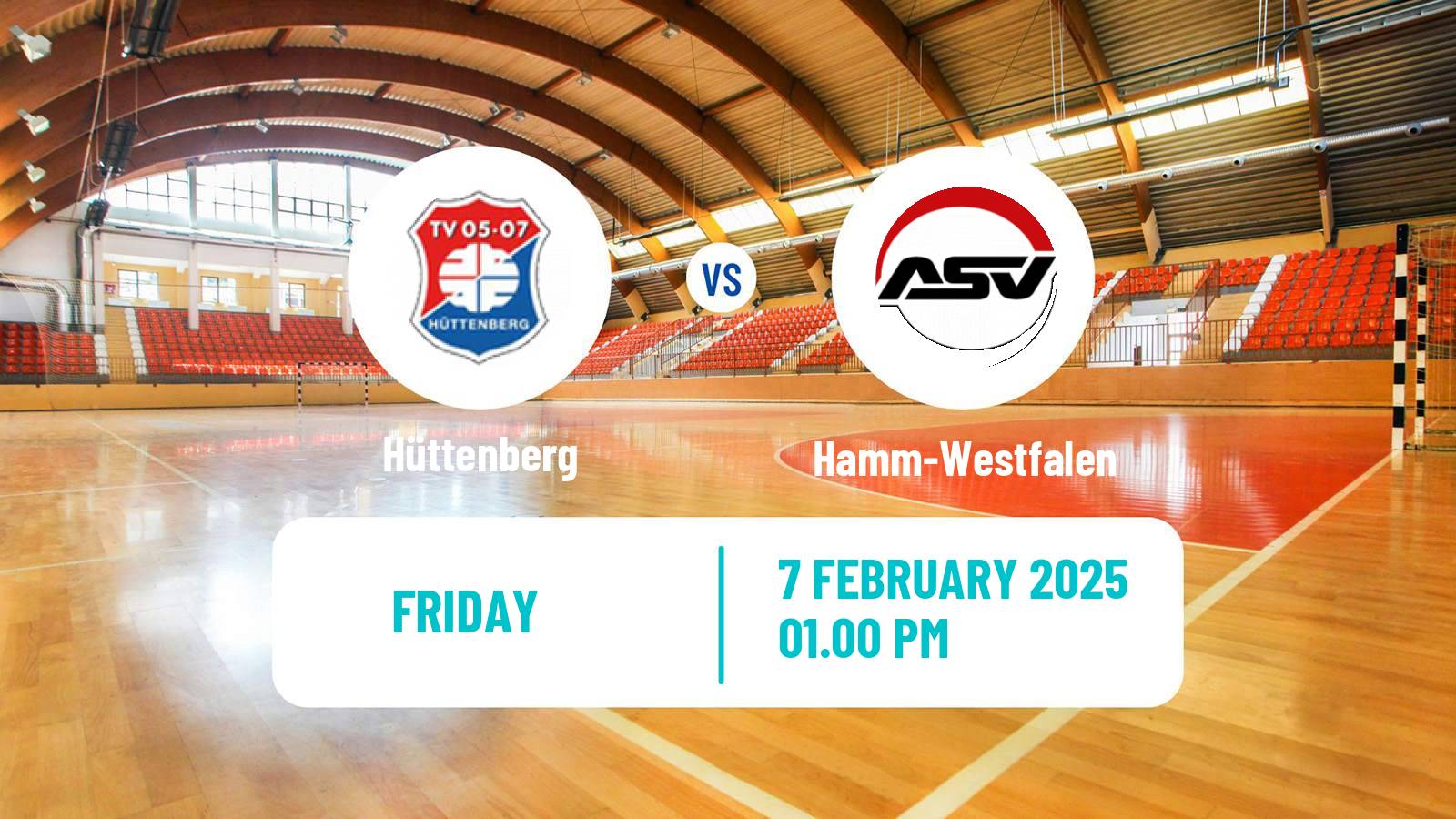 Handball German 2 Bundesliga Handball Hüttenberg - Hamm-Westfalen