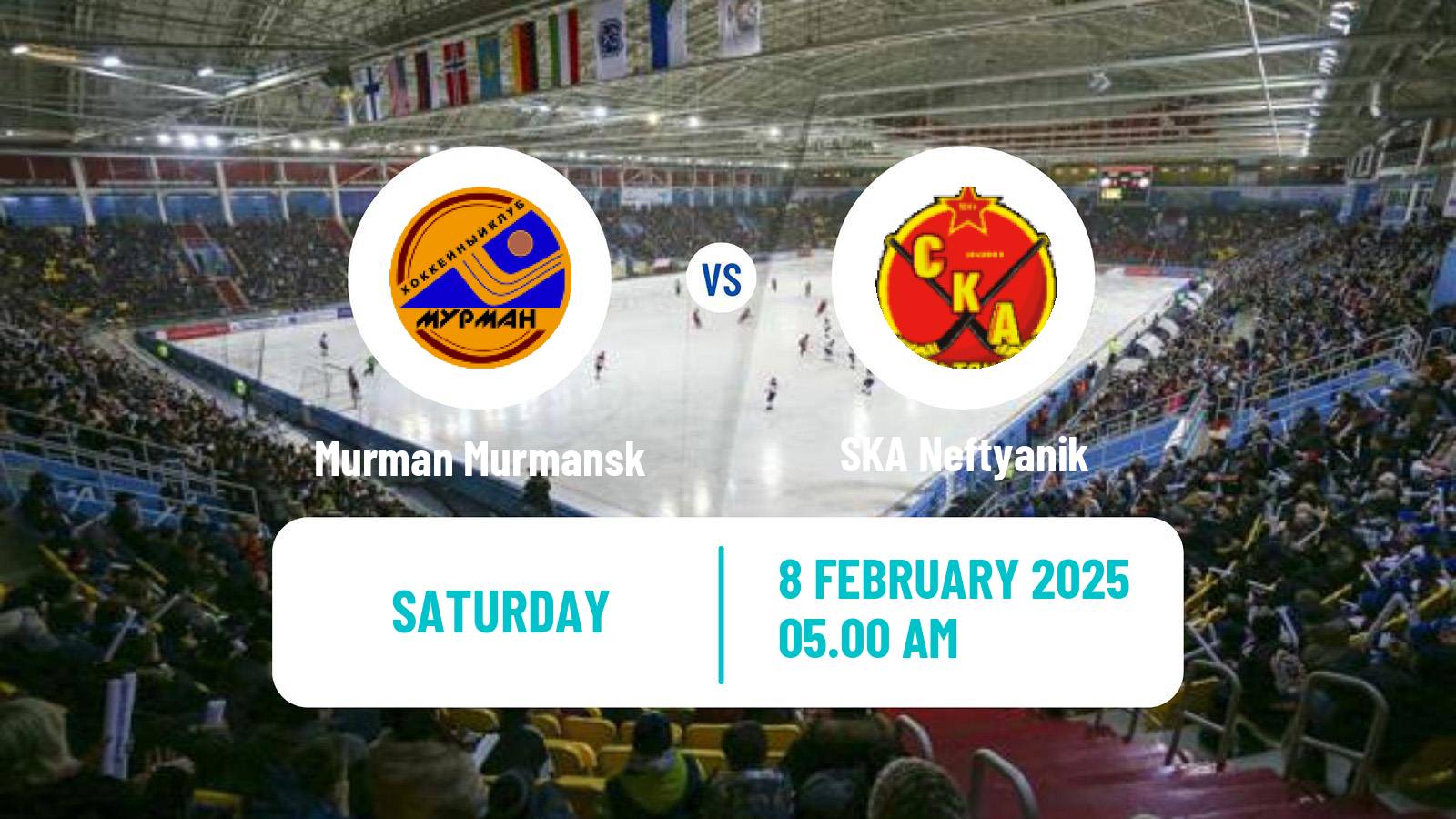 Bandy Russian Super League Bandy Murman Murmansk - SKA Neftyanik