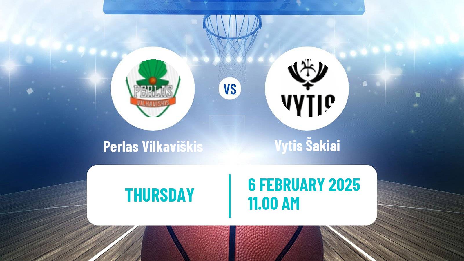 Basketball Lietuvos NKL Perlas Vilkaviškis - Vytis Šakiai