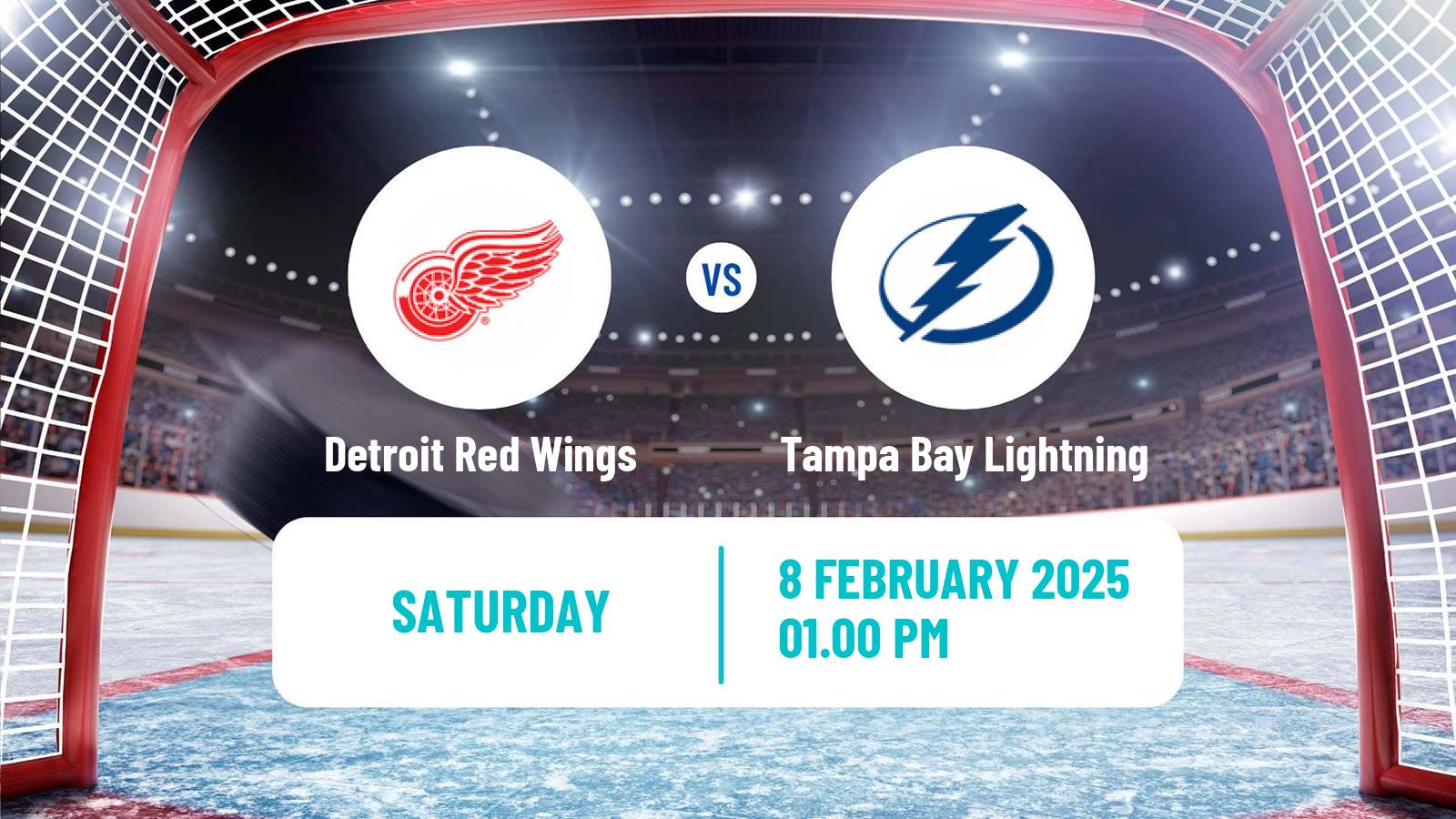 Hockey NHL Detroit Red Wings - Tampa Bay Lightning