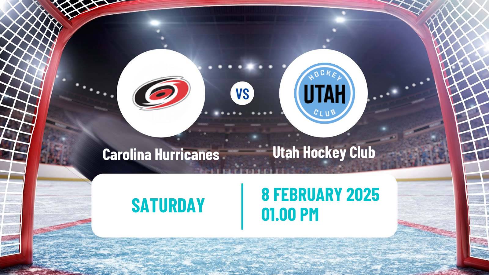 Hockey NHL Carolina Hurricanes - Utah Hockey Club