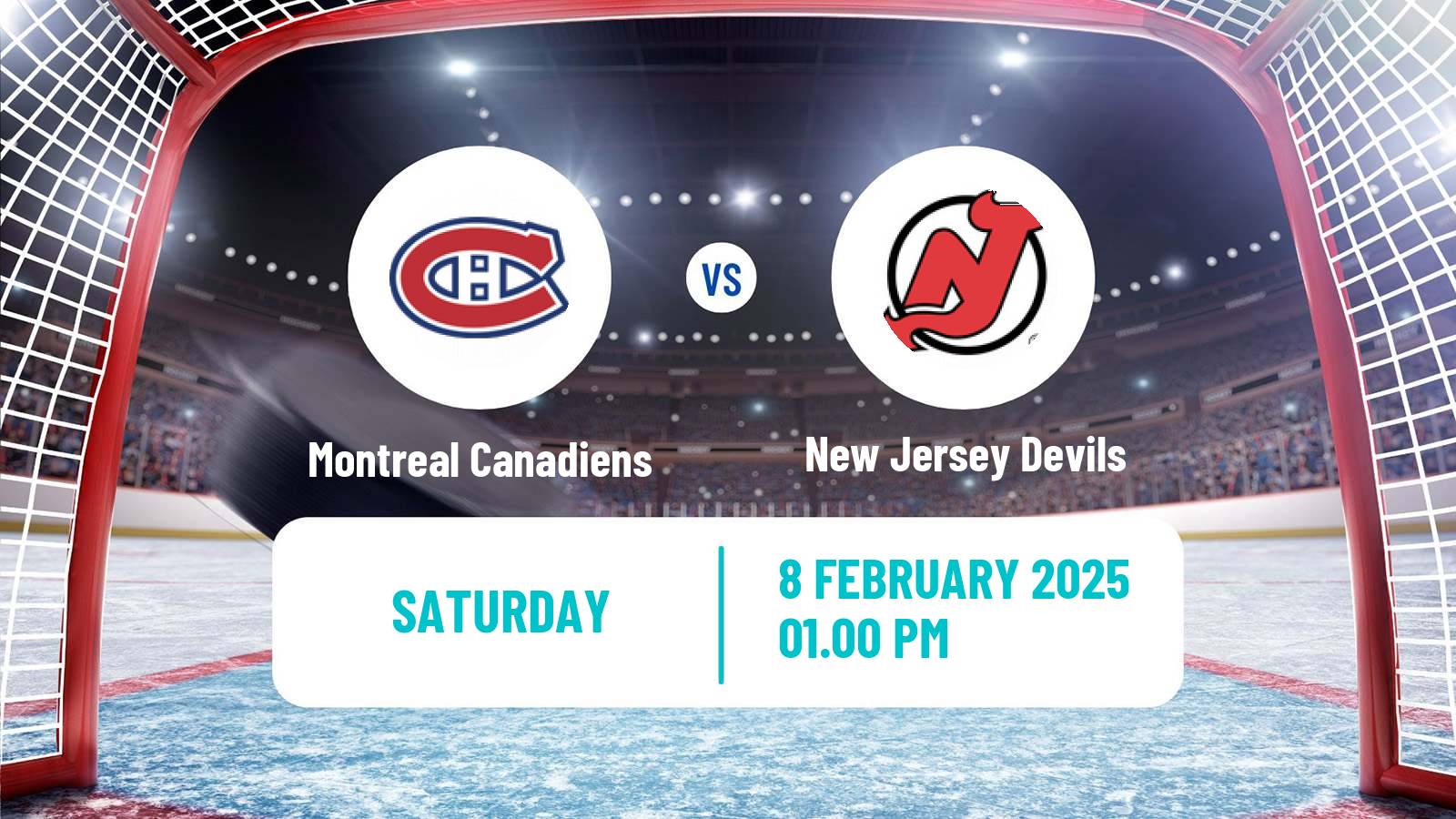 Hockey NHL Montreal Canadiens - New Jersey Devils