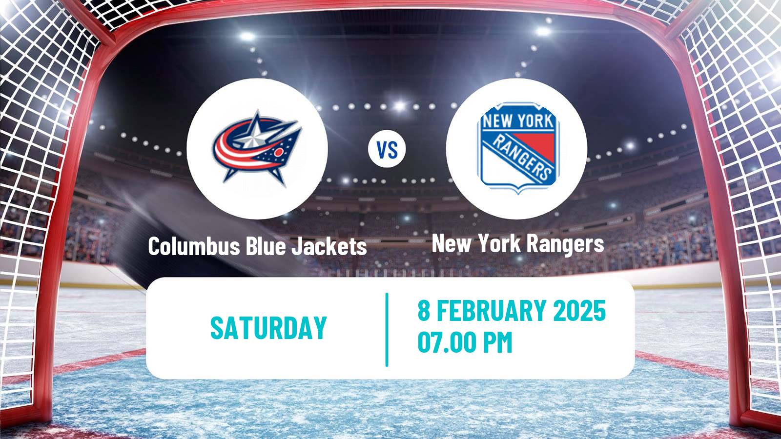 Hockey NHL Columbus Blue Jackets - New York Rangers