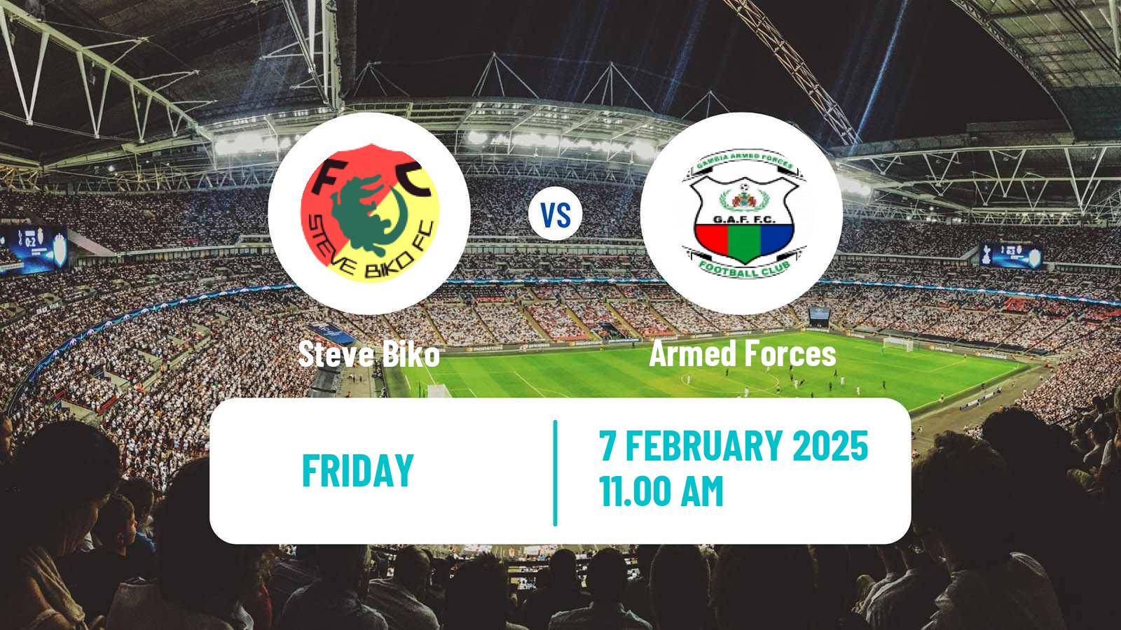 Soccer Gambian GFA League Steve Biko - Armed Forces