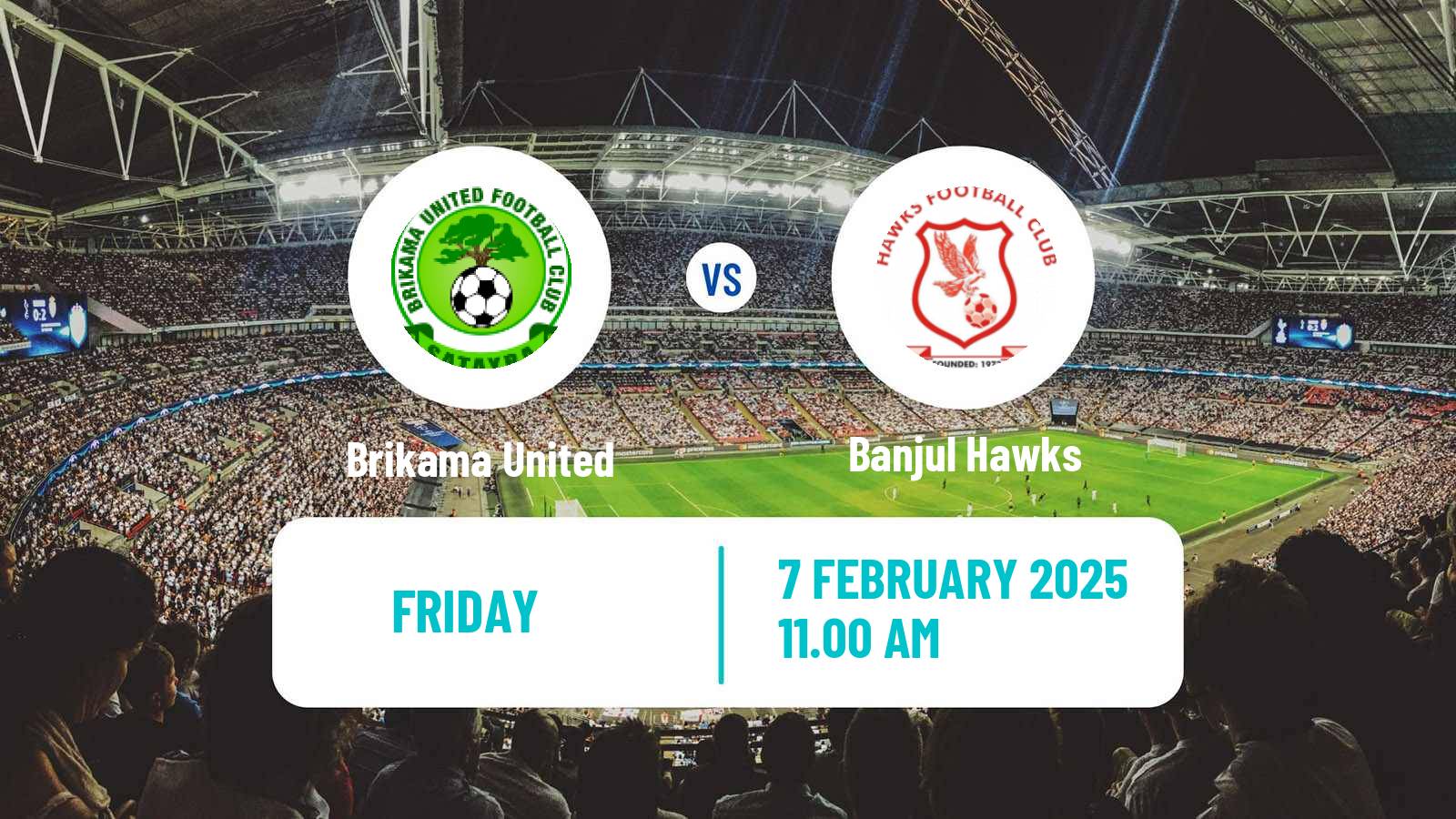 Soccer Gambian GFA League Brikama United - Banjul Hawks