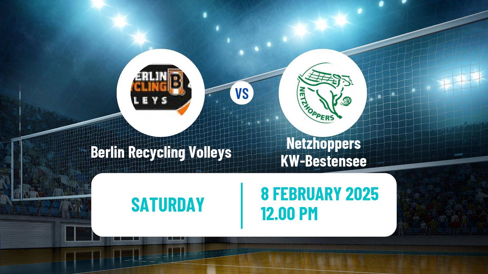 Volleyball German Bundesliga Volleyball Berlin Recycling Volleys - Netzhoppers KW-Bestensee