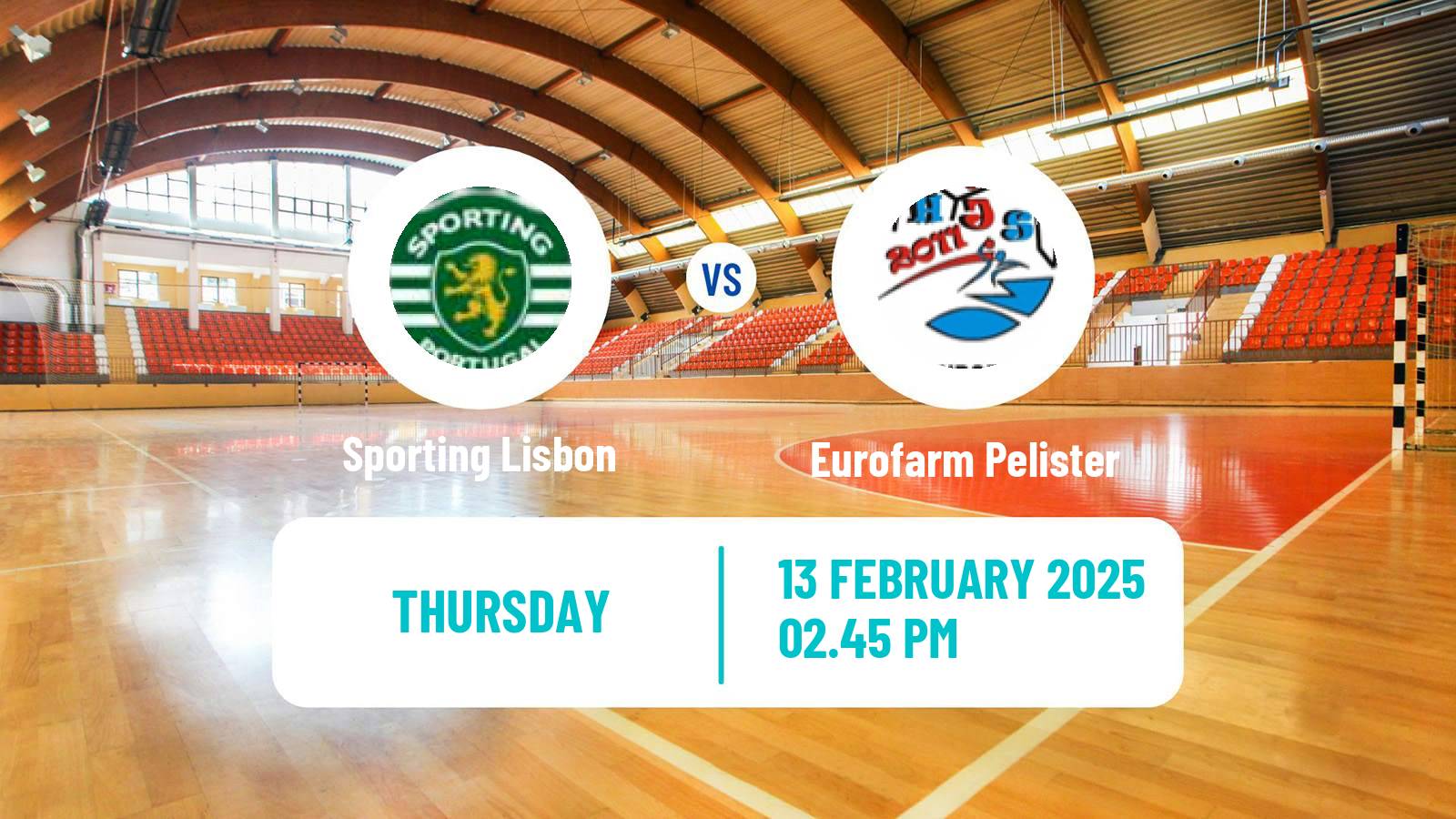 Handball EHF Champions League Sporting Lisbon - Eurofarm Pelister