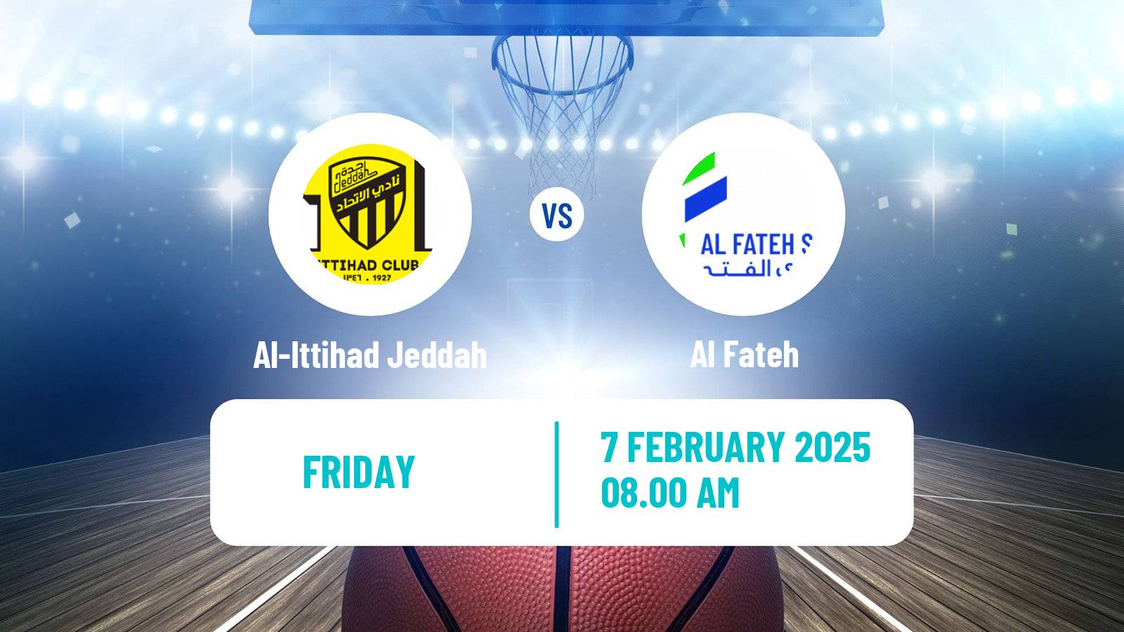 Basketball Saudi Premier League Basketball Al-Ittihad Jeddah - Al Fateh