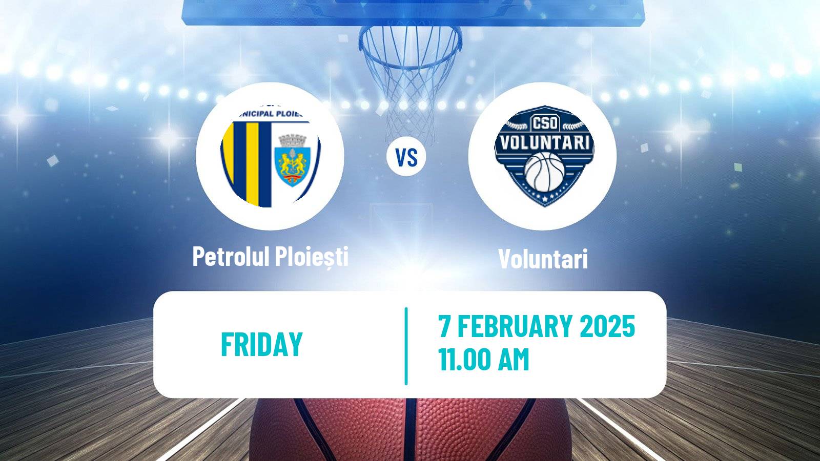 Basketball Romanian Divizia A Basketball Petrolul Ploiești - Voluntari