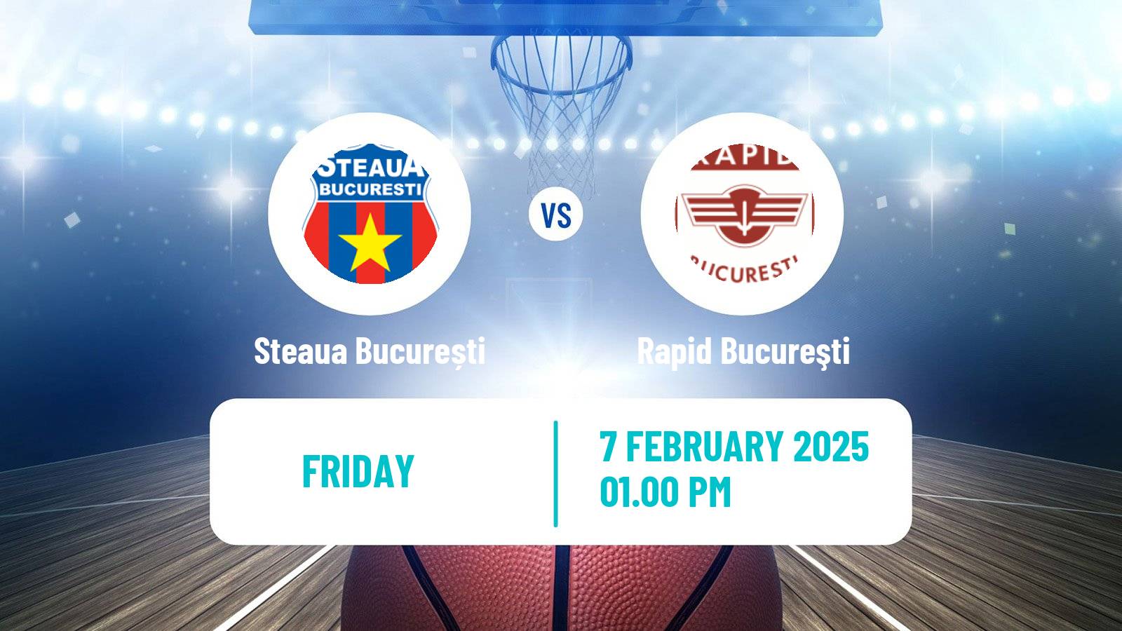 Basketball Romanian Divizia A Basketball Steaua București - Rapid Bucureşti