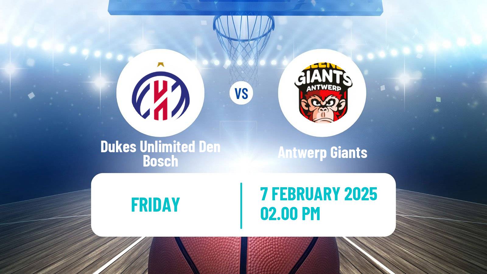 Basketball BNXT League Dukes Unlimited Den Bosch - Antwerp Giants