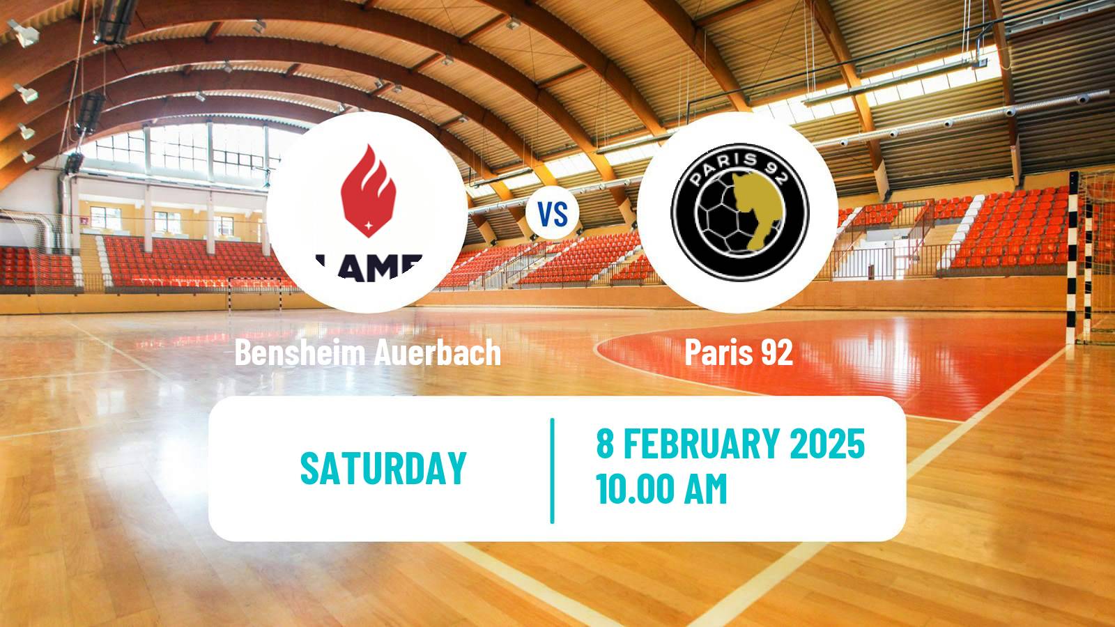 Handball EHF European League Women Bensheim Auerbach - Paris 92