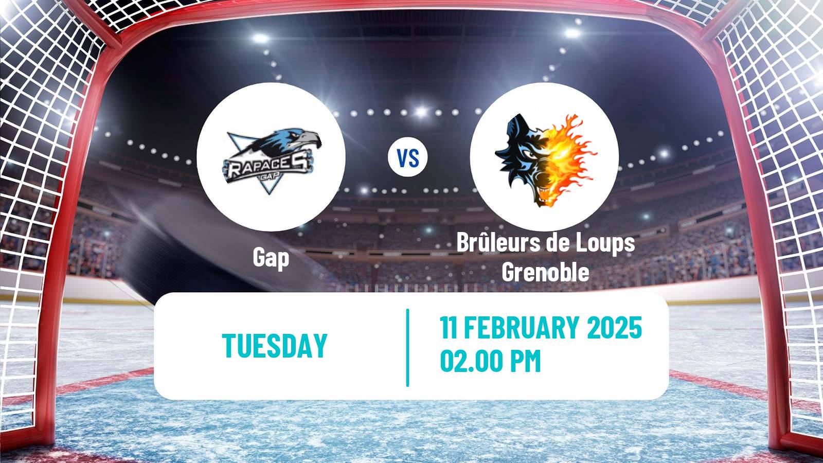 Hockey French Ligue Magnus Gap - Brûleurs de Loups Grenoble