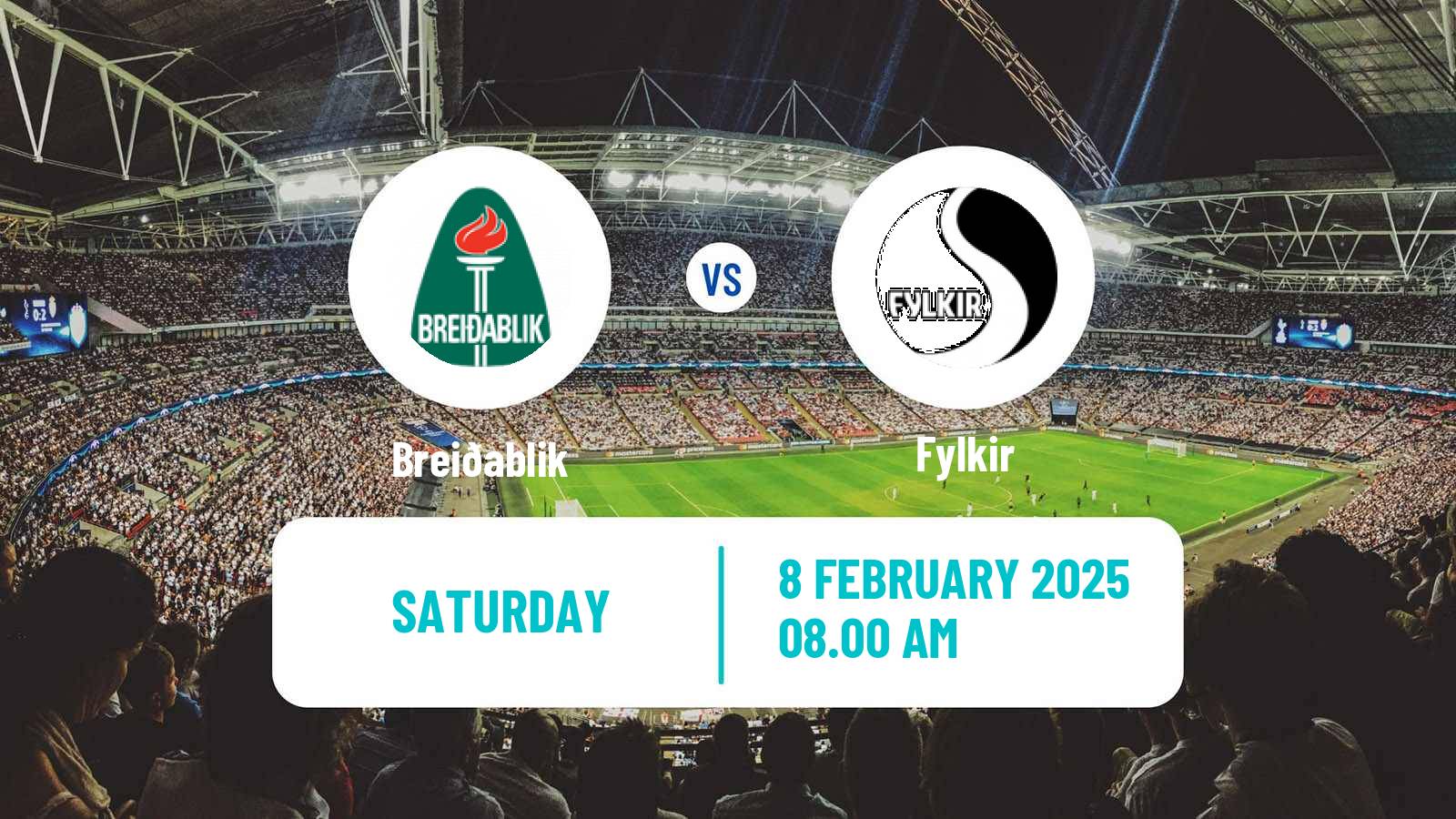 Soccer Icelandic League Cup Breiðablik - Fylkir