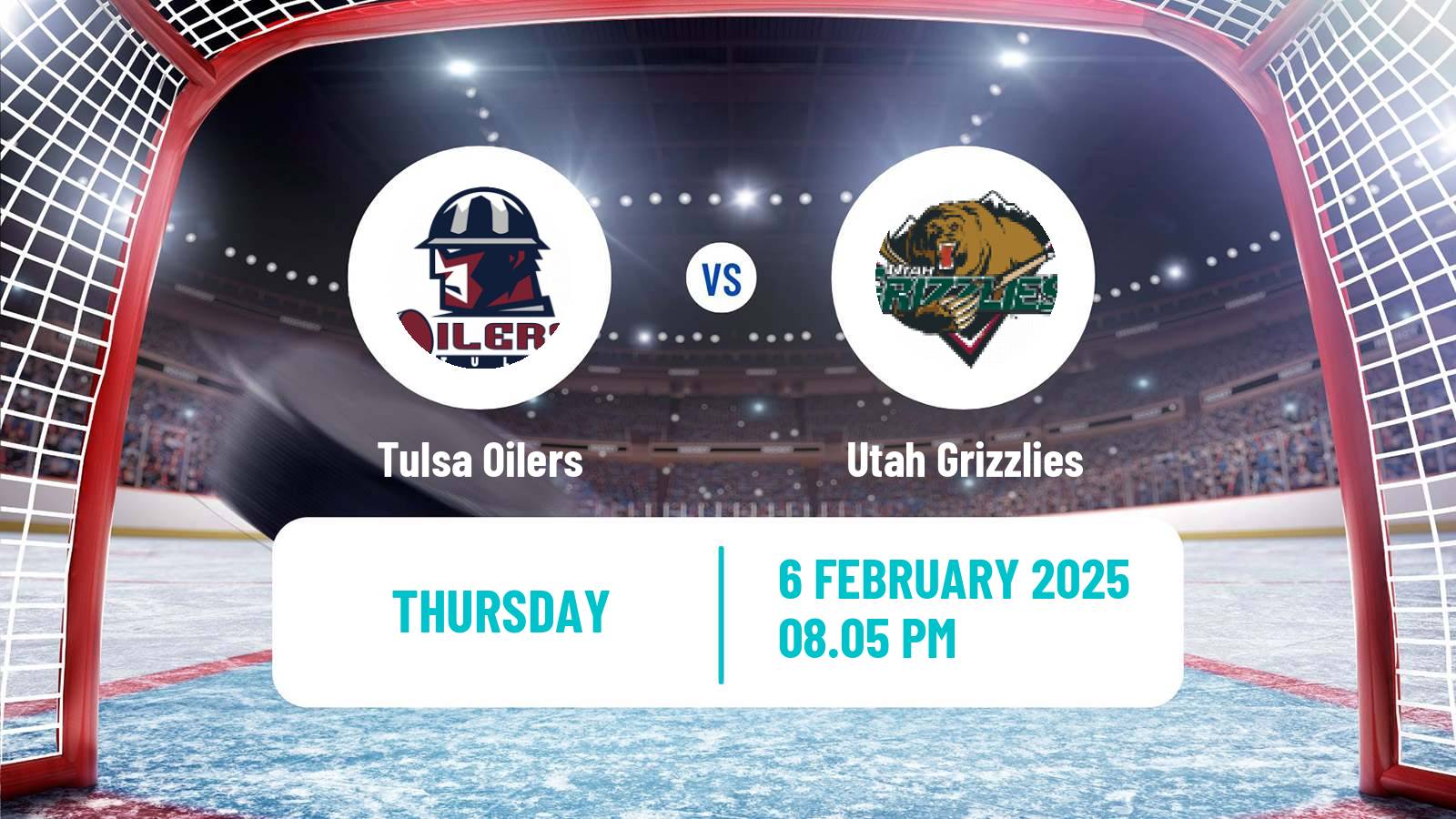 Hockey ECHL Tulsa Oilers - Utah Grizzlies