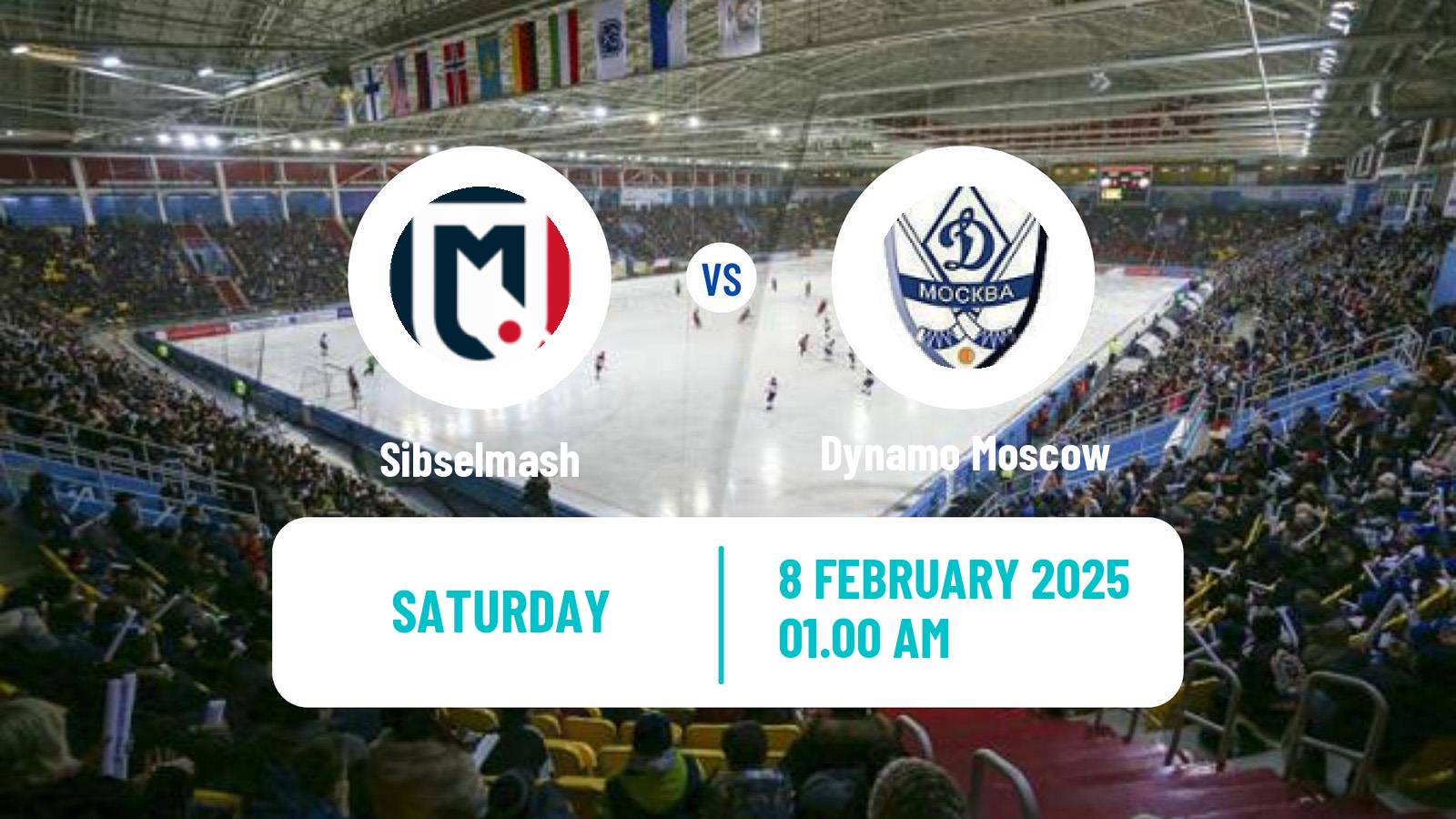 Bandy Russian Super League Bandy Sibselmash - Dynamo Moscow