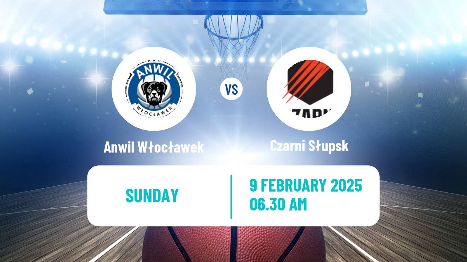 Basketball Polish Basket Liga Anwil Włocławek - Czarni Słupsk