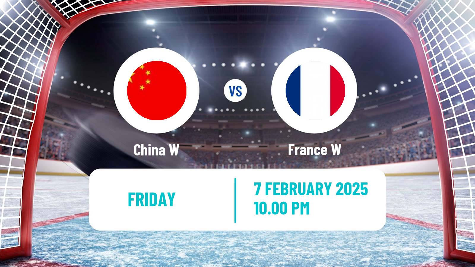 Hockey Winter Olympic Games - Ice Hockey Women China W - France W