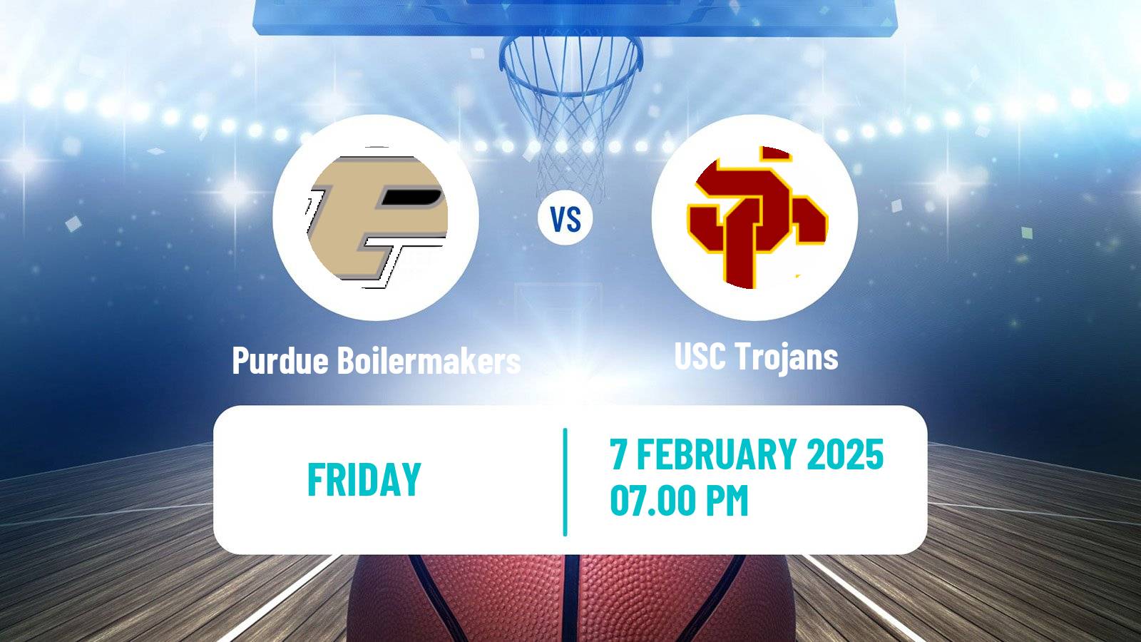 Basketball NCAA College Basketball Purdue Boilermakers - USC Trojans