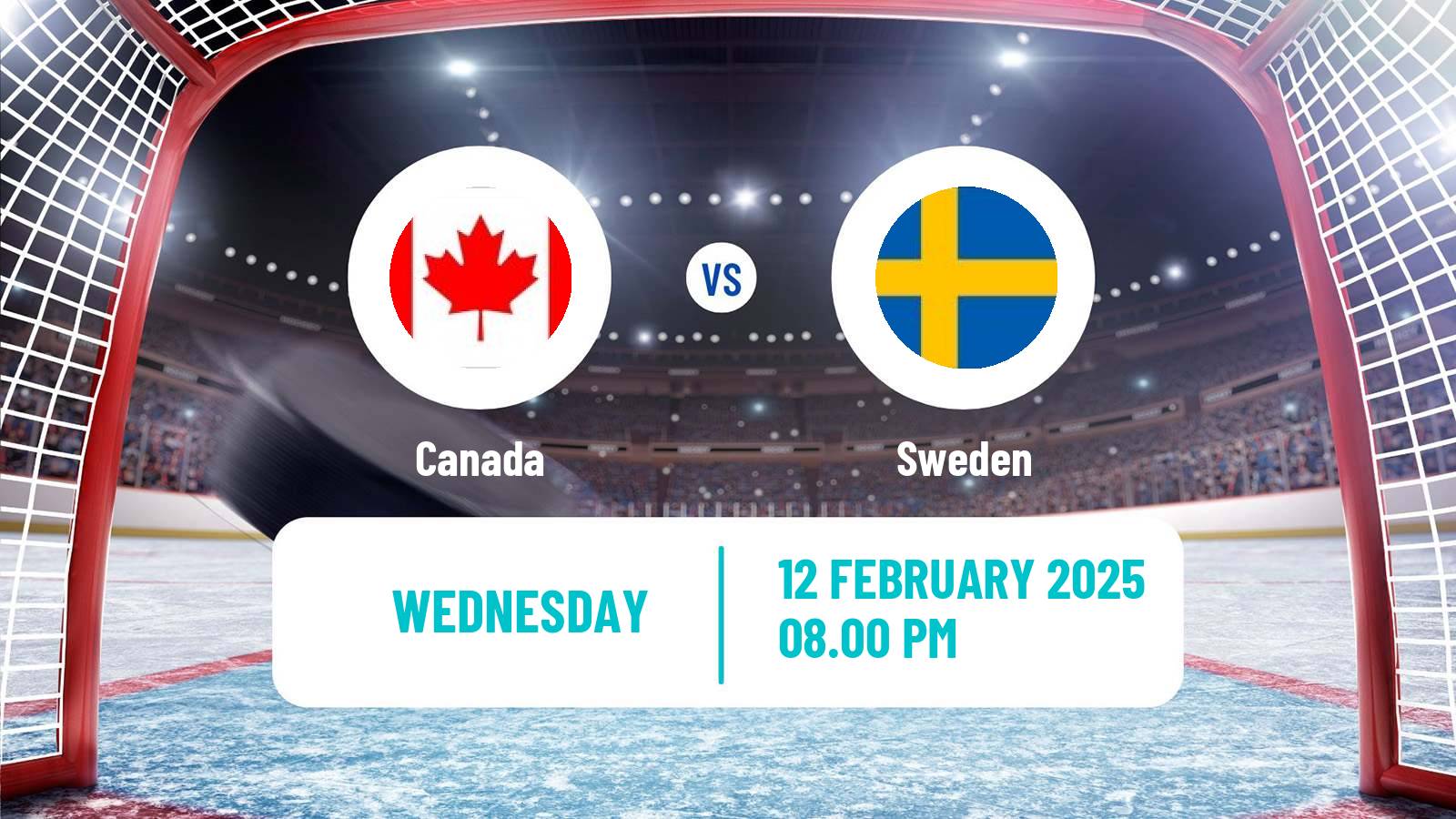 Hockey NHL 4 Nations Face Off Sweden - Canada