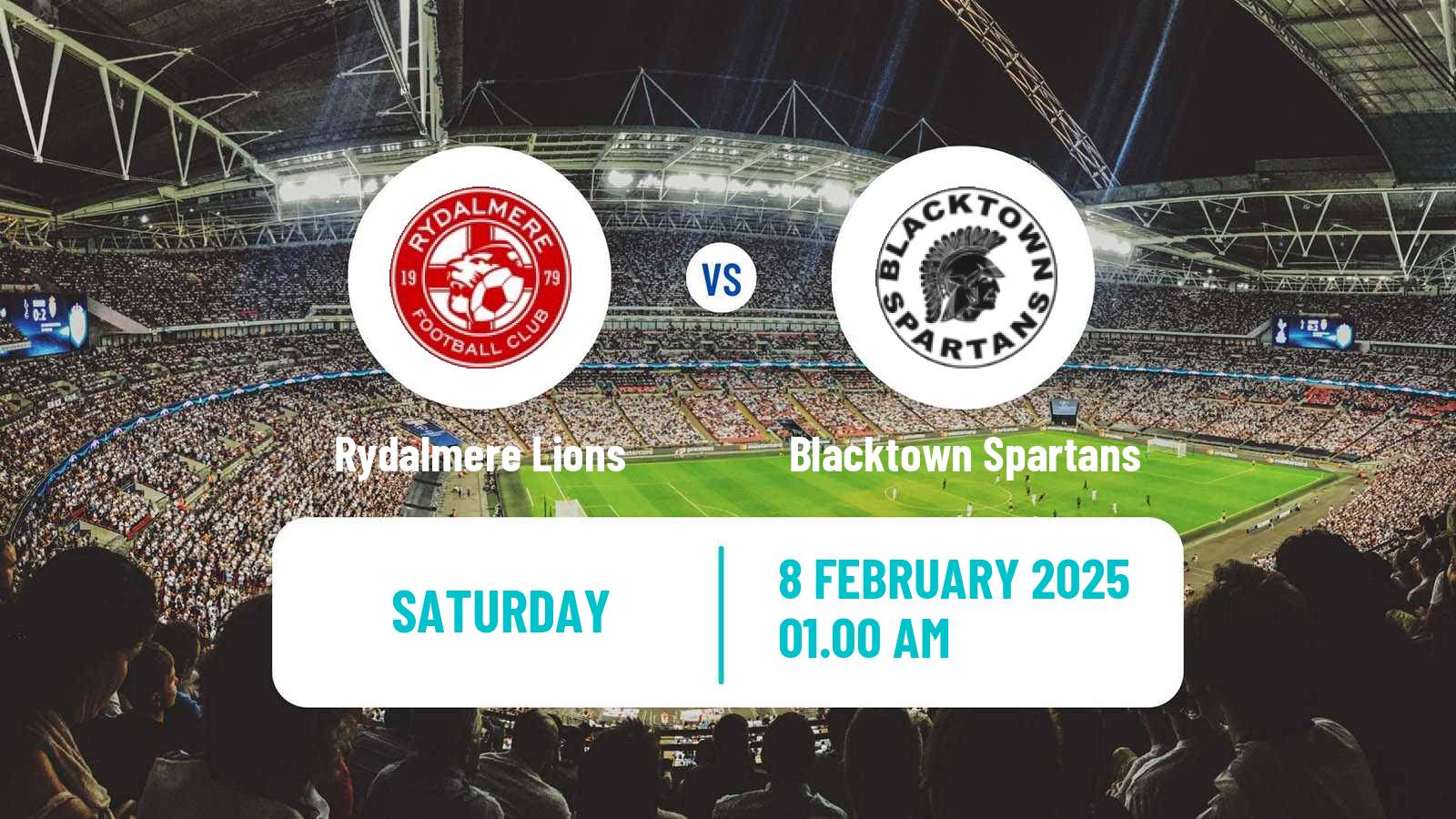 Soccer Australian NSW League One Rydalmere Lions - Blacktown Spartans