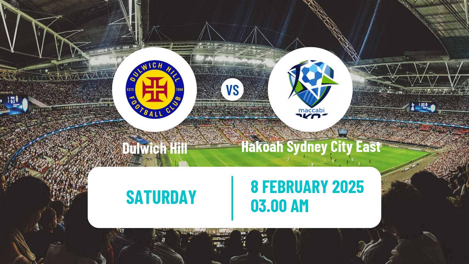 Soccer Australian NSW League One Dulwich Hill - Hakoah Sydney City East