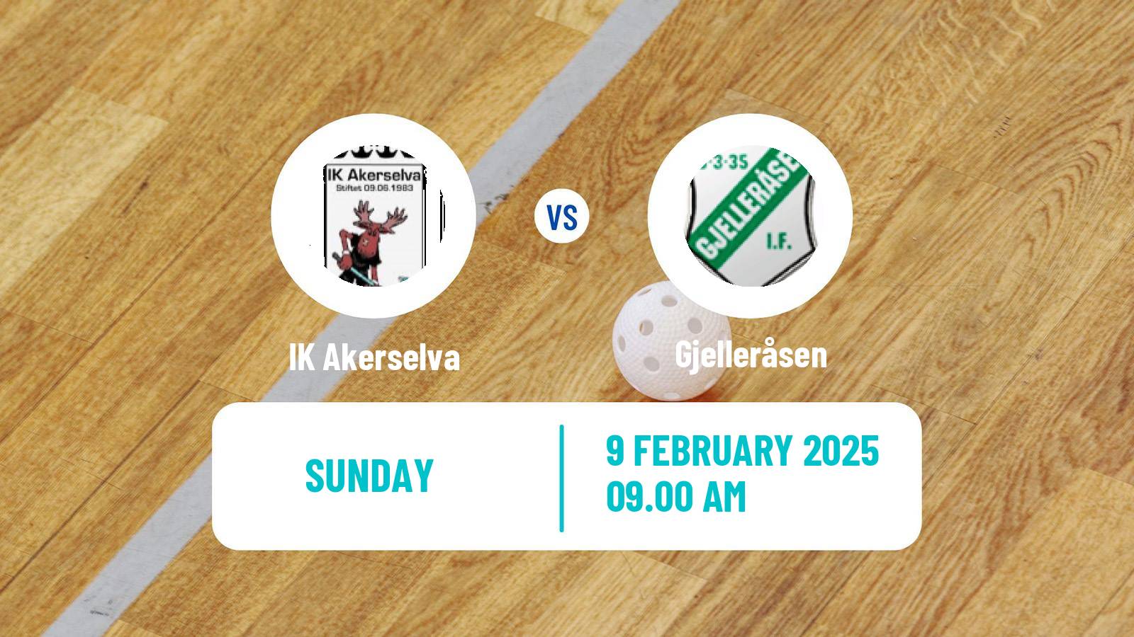 Floorball Norwegian Eliteserien Floorball Akerselva - Gjelleråsen