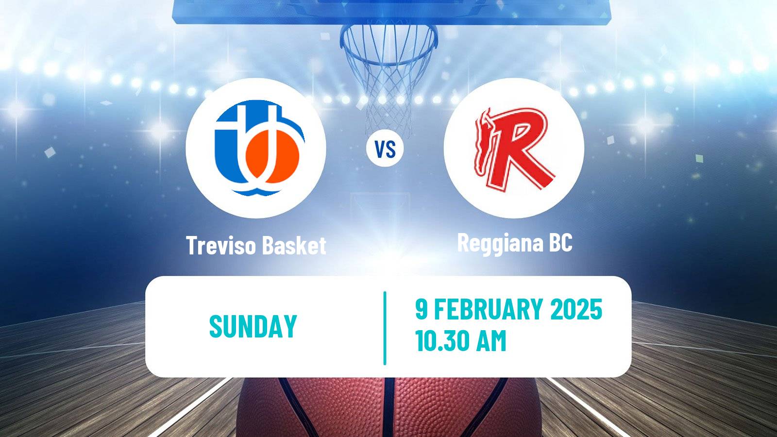 Basketball Italian Lega A Basketball Treviso Basket - Reggiana