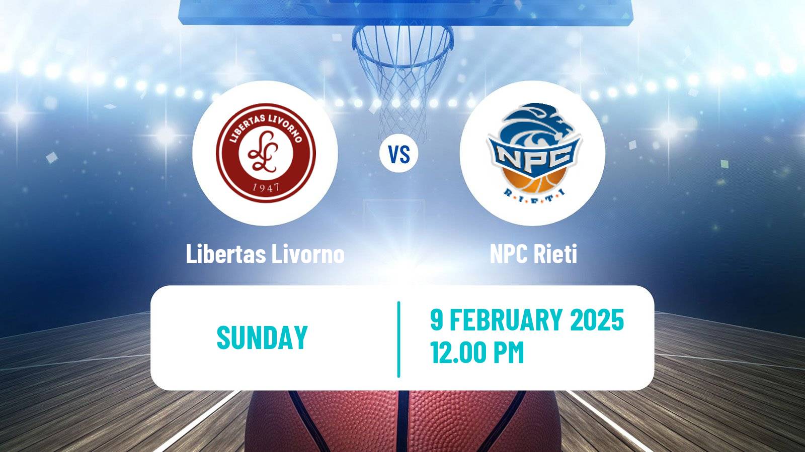 Basketball Italian Serie A2 Basketball Libertas Livorno - Rieti