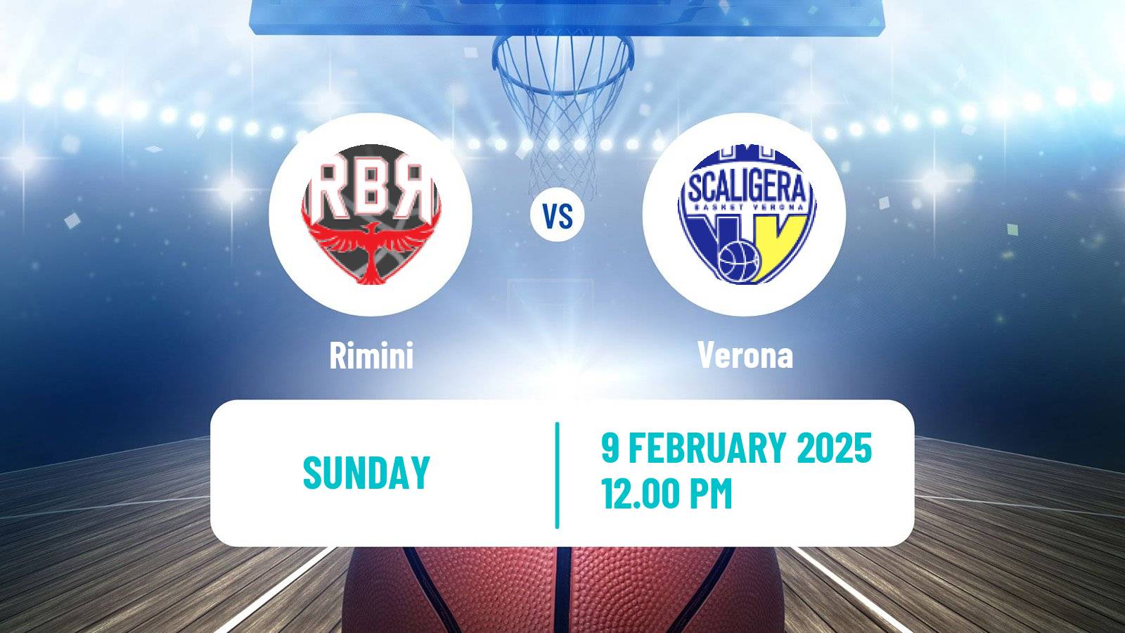 Basketball Italian Serie A2 Basketball Rimini - Verona