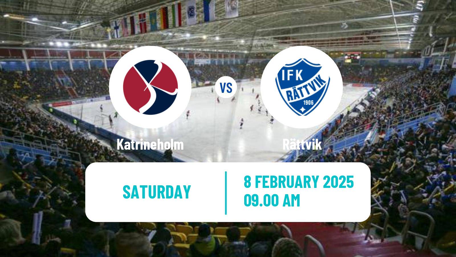 Bandy Swedish Allsvenskan Bandy Katrineholm - Rättvik