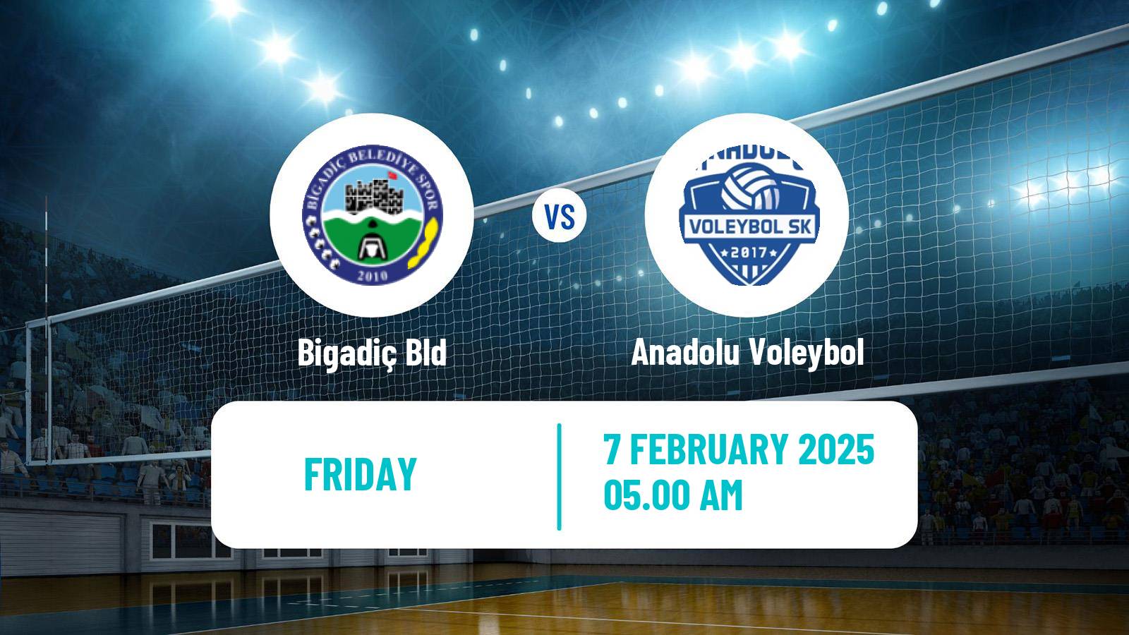 Volleyball Turkish 1 Ligi Volleyball Bigadiç Bld - Anadolu Voleybol