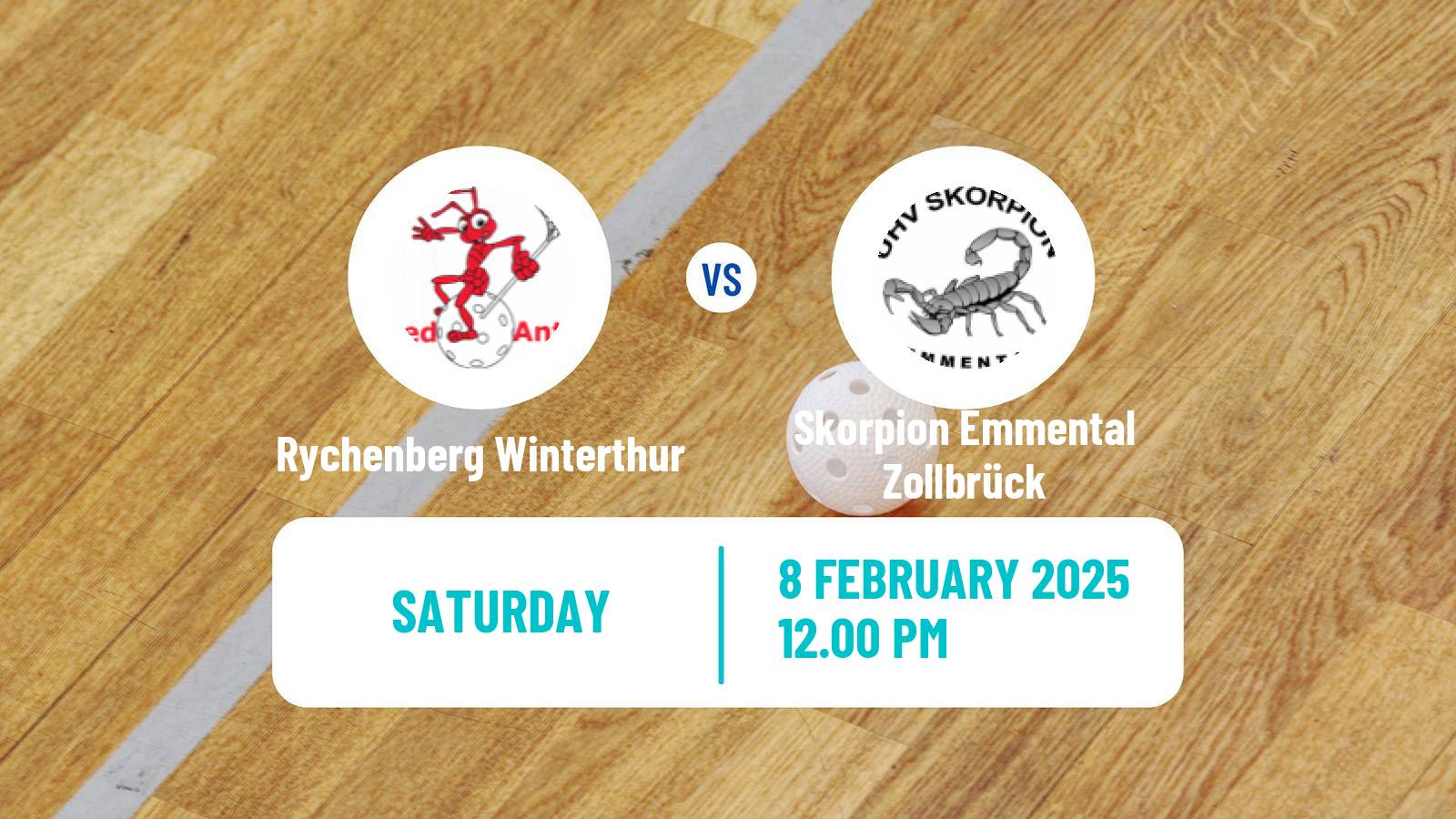 Floorball Swiss NLA Floorball Women Rychenberg Winterthur - Skorpion Emmental Zollbrück