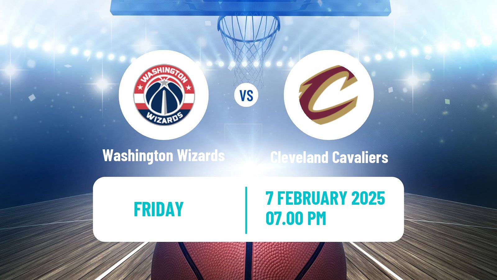 Basketball NBA Washington Wizards - Cleveland Cavaliers