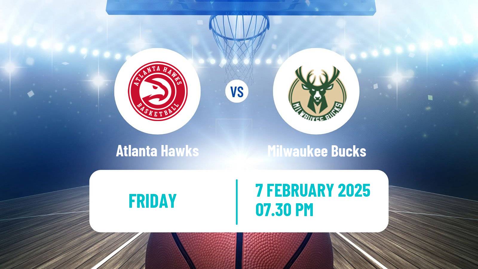 Basketball NBA Atlanta Hawks - Milwaukee Bucks