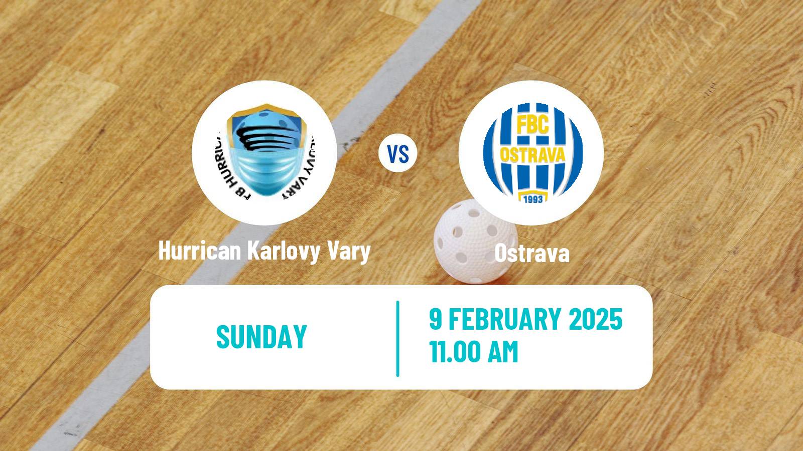 Floorball Czech Superliga Floorball Hurrican Karlovy Vary - Ostrava