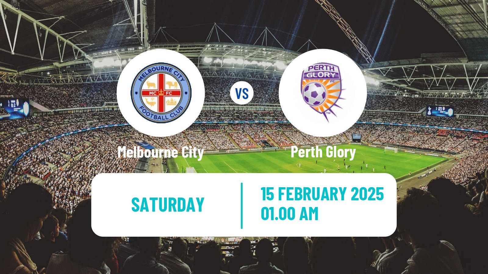 Soccer Australian A-League Melbourne City - Perth Glory