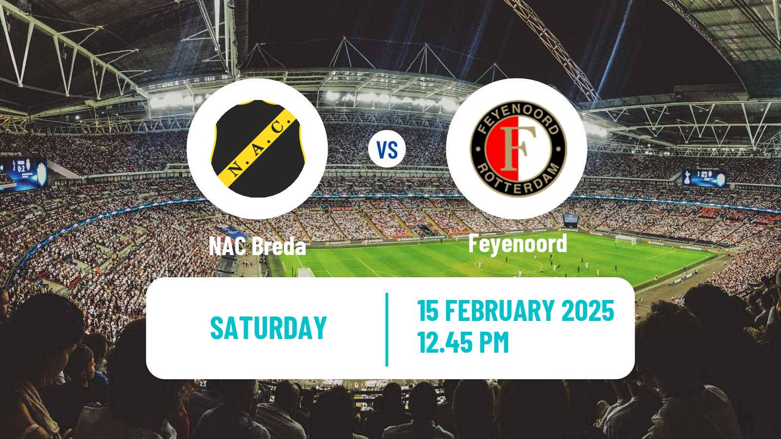 Soccer Dutch Eredivisie NAC Breda - Feyenoord