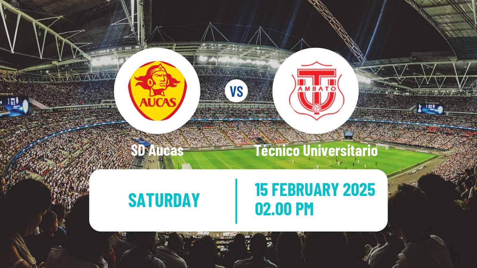 Soccer Ecuadorian Liga Pro SD Aucas - Técnico Universitario