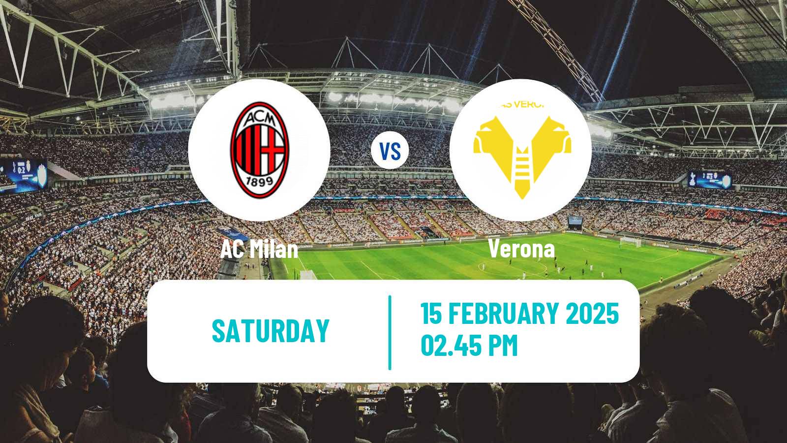 Soccer Italian Serie A Milan - Verona