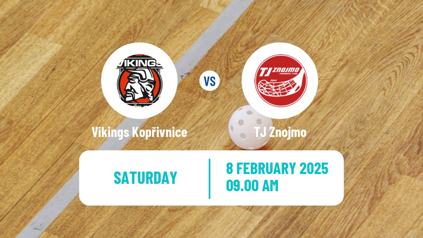 Floorball Czech 1 Liga Floorball Vikings Kopřivnice - Znojmo