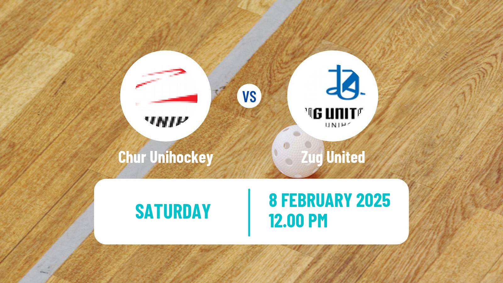 Floorball Swiss NLA Floorball Chur Unihockey - Zug United