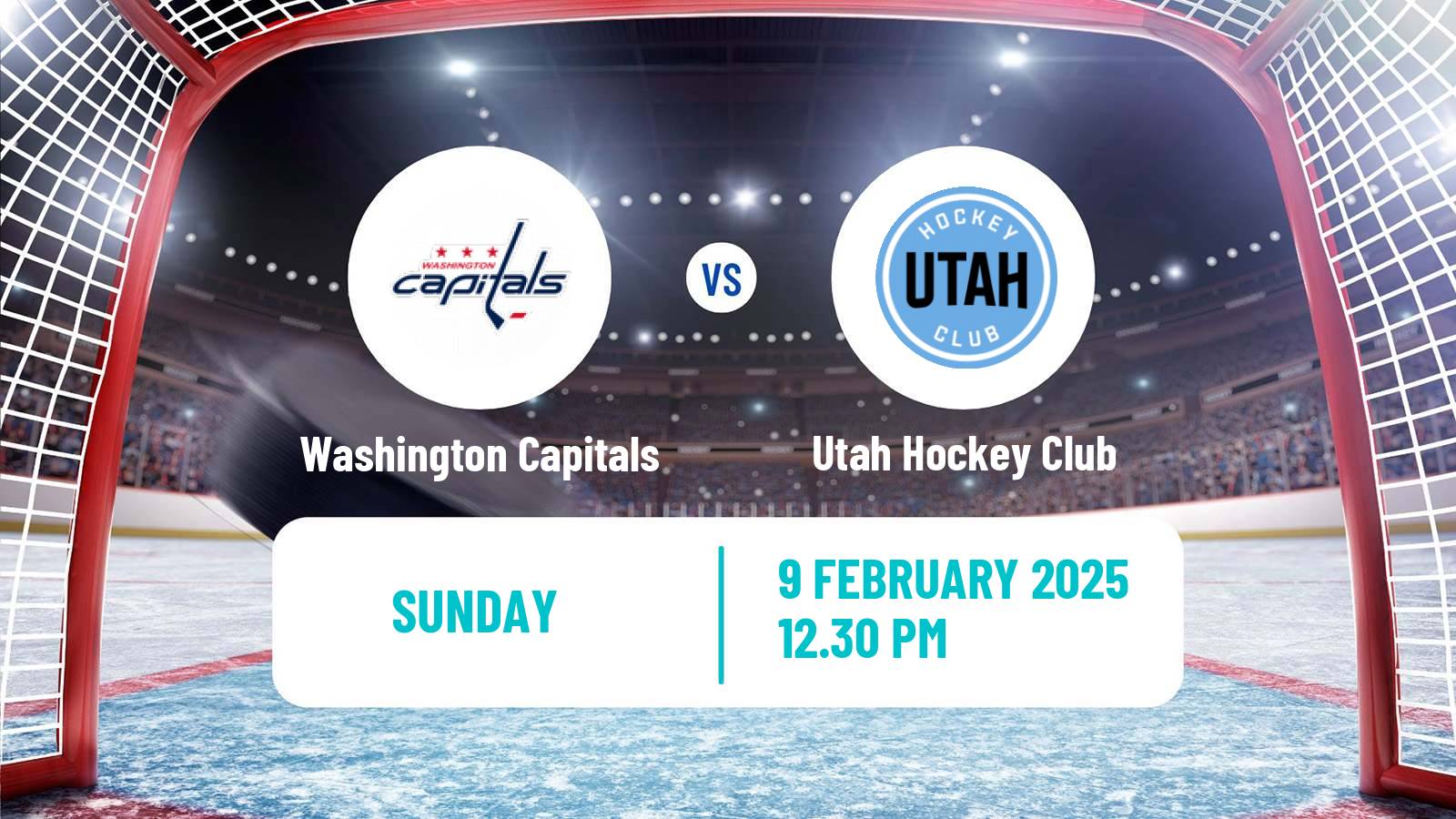 Hockey NHL Washington Capitals - Utah Hockey Club