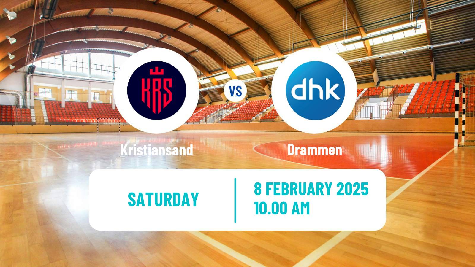 Handball Norwegian Eliteserien Handball Kristiansand - Drammen