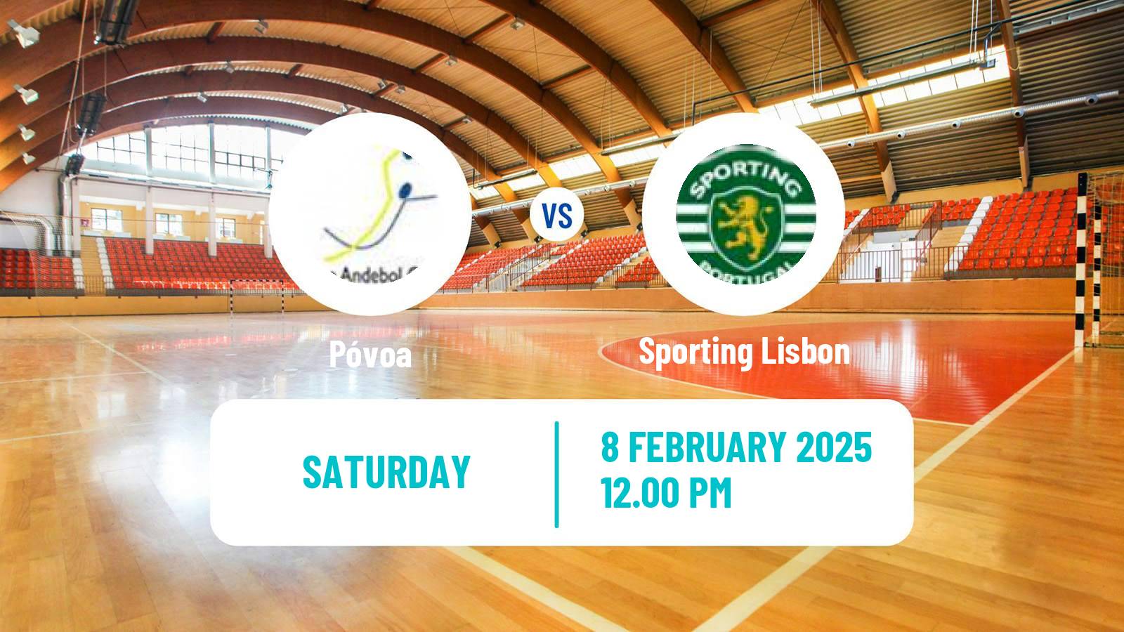 Handball Portuguese Andebol 1 Póvoa - Sporting Lisbon