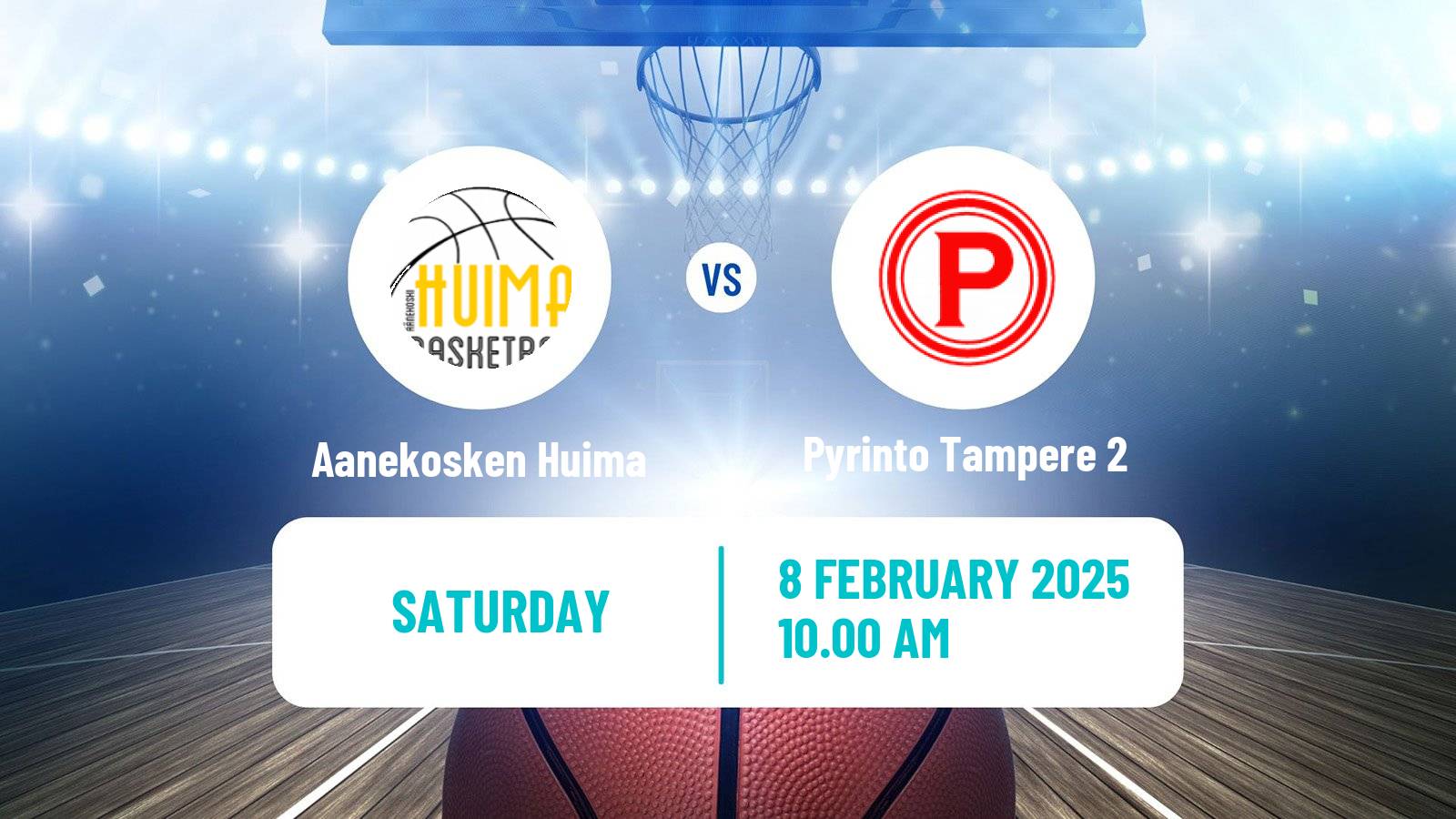 Basketball Finnish I Divisioona A Basketball Aanekosken Huima - Pyrinto Tampere 2